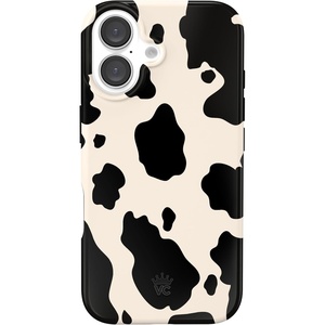 image:imageVELVET CAVIAR for iPhone 16 Case  Compatible with MagSafe 10ft Drop Tested  Protective Designer Cases  Supergirl Krypto GlitterCow Print
