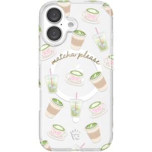 image:imageVELVET CAVIAR for iPhone 16 Case  Compatible with MagSafe 10ft Drop Tested  Protective Designer Cases  Supergirl Krypto GlitterMatcha Please