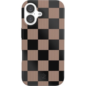image:imageVELVET CAVIAR for iPhone 16 Case  Compatible with MagSafe 10ft Drop Tested  Protective Designer Cases  Supergirl Krypto GlitterMocha Vibe Checkered