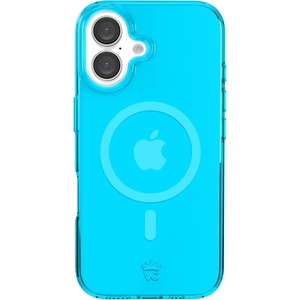 image:imageVELVET CAVIAR for iPhone 16 Case  Compatible with MagSafe 10ft Drop Tested  Protective Designer Cases  Supergirl Krypto GlitterNeon Blue