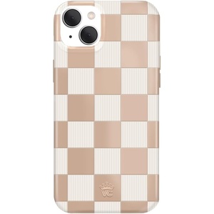 image:imageVELVET CAVIAR x Snoopy Phone Case for iPhone 15  Compatible with MagSafe  10ft Drop Tested  Pink Snoopy Be MineNude Vibe Checkered