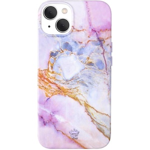 image:imageVELVET CAVIAR x Snoopy Phone Case for iPhone 15  Compatible with MagSafe  10ft Drop Tested  Pink Snoopy Be MineViolet Sky Marble