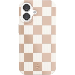 image:imageVELVET CAVIAR x Snoopy Phone Case for iPhone 16 Pro Max  Compatible with MagSafe 10ft Drop Tested  Snoopy Autumn LeavesNude Vibe Checkered