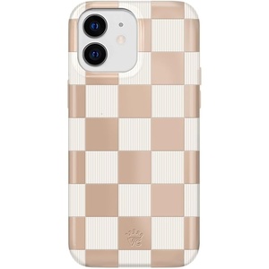 image:imageVelvet Caviar Compatible with iPhone 12 Mini Case for Women Cute  10ft Drop Tested  Protective Phone Cover Vintage ButterflyNude Checkered