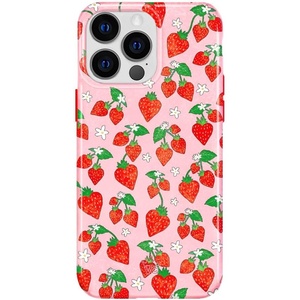 image:imageVelvet Caviar Compatible with iPhone 12 Pro Max Case for Women Cute  10ft Drop Tested  Protective Phone Cover Vintage Wildflowers FloralStrawberry