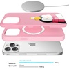 image:imageVELVET CAVIAR x Pudgy Penguins Compatible with iPhone 15 Pro Max Case Cute  Compatible with MagSafe  Iceberg Blue GlitterPositive Pink