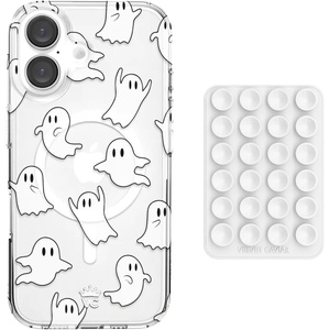 image:imageVELVET CAVIAR MagSafe Suction Phone Mount  16 Case Bundle  Ghosted Clear