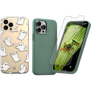 image:imageVELVET CAVIAR Phone Case Bundle  Ghosted  Green Silicone for iPhone 13 Pro Max
