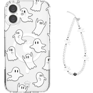 image:imageVELVET CAVIAR Phone Charm  16 Plus Case Bundle  Ghosted Clear
