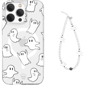 image:imageVELVET CAVIAR Phone Charm  iPhone 15 Pro Max Case Bundle  Ghosted Clear