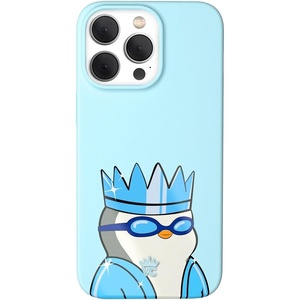 image:imageVELVET CAVIAR x Pudgy Penguins Compatible with iPhone 15 Pro Max Case Cute  Compatible with MagSafe  Iceberg Blue GlitterPolar Blue