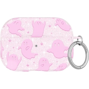 image:imageVelvet Caviar Compatible with AirPods Pro Case 2nd and 1st Generation  Cute Protective Hard Cover for Women  Nude Vintage Wildflowers FloralGhosted Pink Glitter