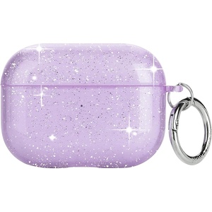 image:imageVelvet Caviar Compatible with AirPods Pro Case 2nd and 1st Generation  Cute Protective Hard Cover for Women  Nude Vintage Wildflowers FloralLilac Stardust Glitter