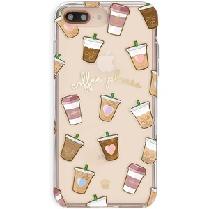 image:imageVELVET CAVIAR Compatible with iPhone 7 Plus Case amp iPhone 8 Plus Case Butterfly for Women amp Girls  Cute Clear Protective Phone Cases Colorful ButterfliesCoffee