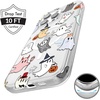 image:imageVELVET CAVIAR for iPhone 15 Case  Compatible with MagSafe  10ft Drop Tested  Halloween Phone Cases  Black Cat GlitterGhosted Costume Party