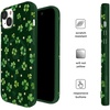 image:imageVELVET CAVIAR for iPhone 15 Case  Compatible with MagSafe  10ft Drop Tested  Halloween Phone Cases  Black Cat GlitterLucky Clover Glitter
