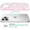 image:imageVELVET CAVIAR for iPhone 15 Case  Compatible with MagSafe  10ft Drop Tested  Halloween Phone Cases  Black Cat GlitterPink Coastal Seashells
