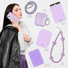 image:imageVELVET CAVIAR for iPhone 15 Case  Compatible with MagSafe  10ft Drop Tested  Halloween Phone Cases  Black Cat GlitterStardust Lilac Glitter