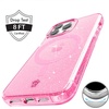 image:imageVELVET CAVIAR for iPhone 15 Case  Compatible with MagSafe  10ft Drop Tested  Halloween Phone Cases  Black Cat GlitterStardust Pink Glitter