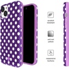 image:imageVELVET CAVIAR for iPhone 15 Case  Compatible with MagSafe  10ft Drop Tested  Halloween Phone Cases  Black Cat GlitterViolet Glow Polka Dot