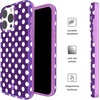 image:imageVELVET CAVIAR for iPhone 15 Case  Compatible with MagSafe  10ft Drop Tested  Halloween Phone Cases  Black Cat GlitterViolet Glow Polka Dot
