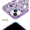 image:imageVELVET CAVIAR for iPhone 15 Case  Compatible with MagSafe  10ft Drop Tested  Halloween Phone Cases  Black Cat GlitterWitchy Lilac Glitter