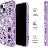 image:imageVELVET CAVIAR for iPhone 15 Case  Compatible with MagSafe  10ft Drop Tested  Halloween Phone Cases  Black Cat GlitterWitchy Lilac Glitter