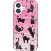 image:imageVELVET CAVIAR for iPhone 16 Case  Compatible with MagSafe  10ft Drop Tested  Halloween Phone Cases  Ghosted Costume PartyBlack Cat Glitter