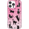 image:imageVELVET CAVIAR for iPhone 16 Case  Compatible with MagSafe  10ft Drop Tested  Halloween Phone Cases  Ghosted Costume PartyBlack Cat Glitter