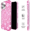 image:imageVELVET CAVIAR for iPhone 16 Case  Compatible with MagSafe  10ft Drop Tested  Halloween Phone Cases  Ghosted Costume PartyCherry Blossom Glitter