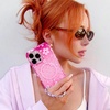 image:imageVELVET CAVIAR for iPhone 16 Case  Compatible with MagSafe  10ft Drop Tested  Halloween Phone Cases  Ghosted Costume PartyCherry Blossom Glitter