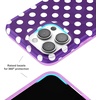 image:imageVELVET CAVIAR for iPhone 16 Case  Compatible with MagSafe  10ft Drop Tested  Halloween Phone Cases  Ghosted Costume PartyViolet Glow Polka Dot