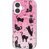 image:imageVELVET CAVIAR for iPhone 16 Case  Compatible with MagSafe  10ft Drop Tested  Halloween Phone Cases  Ghosted Costume PartyBlack Cat Glitter