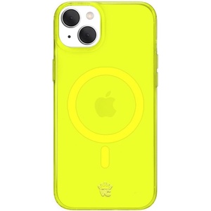 image:imageVELVET CAVIAR for iPhone 15 Case  Compatible with MagSafe  10ft Drop Tested  Halloween Phone Cases  Black Cat GlitterNeon Yellow