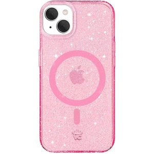 image:imageVELVET CAVIAR for iPhone 15 Case  Compatible with MagSafe  10ft Drop Tested  Halloween Phone Cases  Black Cat GlitterStardust Pink Glitter