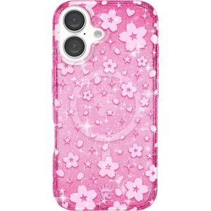 image:imageVELVET CAVIAR for iPhone 16 Case  Compatible with MagSafe  10ft Drop Tested  Halloween Phone Cases  Ghosted Costume PartyCherry Blossom Glitter