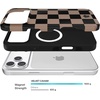 image:imageVELVET CAVIAR Case for iPhone 17 Air  Compatible with MagSafe  10ft Drop Tested  Fall Phone Cases  Pink Pumpkin PrincessMocha Vibe Checkered 20