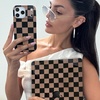 image:imageVELVET CAVIAR Case for iPhone 17 Air  Compatible with MagSafe  10ft Drop Tested  Fall Phone Cases  Pink Pumpkin PrincessMocha Vibe Checkered