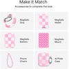 image:imageVELVET CAVIAR Case for iPhone 17 Air  Compatible with MagSafe  10ft Drop Tested  Fall Phone Cases  Pink Pumpkin PrincessPink Vibe Checkered 20