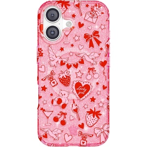 image:imageVELVET CAVIAR Case for iPhone 17 Air  Compatible with MagSafe  10ft Drop Tested  Fall Phone Cases  Pink Pumpkin PrincessBe Mine Glitter