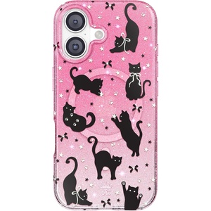 image:imageVELVET CAVIAR Case for iPhone 17 Air  Compatible with MagSafe  10ft Drop Tested  Fall Phone Cases  Pink Pumpkin PrincessBlack Cat Glitter