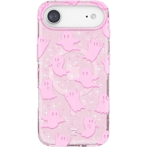 image:imageVELVET CAVIAR Case for iPhone 17 Air  Compatible with MagSafe  10ft Drop Tested  Fall Phone Cases  Pink Pumpkin PrincessGhosted Pink Glitter 20