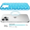 image:imageVELVET CAVIAR for iPhone 15 Case  Compatible with MagSafe  10ft Drop Tested  Halloween Phone Cases  Snoopy Spooky GlitterAquamarine Polka Dot