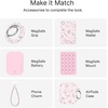 image:imageVELVET CAVIAR for iPhone 15 Case  Compatible with MagSafe  10ft Drop Tested  Halloween Phone Cases  Snoopy Spooky GlitterPink Coastal Seashells