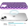 image:imageVELVET CAVIAR for iPhone 15 Case  Compatible with MagSafe  10ft Drop Tested  Halloween Phone Cases  Snoopy Spooky GlitterViolet Glow Polka Dot