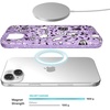 image:imageVELVET CAVIAR for iPhone 15 Case  Compatible with MagSafe  10ft Drop Tested  Halloween Phone Cases  Snoopy Spooky GlitterWitchy Lilac Glitter