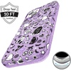 image:imageVELVET CAVIAR for iPhone 15 Case  Compatible with MagSafe  10ft Drop Tested  Halloween Phone Cases  Snoopy Spooky GlitterWitchy Lilac Glitter