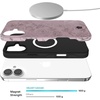 image:imageVELVET CAVIAR for iPhone 16 Case  Compatible with MagSafe  10ft Drop Tested  Halloween Phone Cases  Snoopy Spooky GlitterDusty Rose Floral
