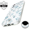 image:imageVELVET CAVIAR for iPhone 16 Case  Compatible with MagSafe  10ft Drop Tested  Halloween Phone Cases  Snoopy Spooky GlitterFrench Blue Floral