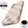 image:imageVELVET CAVIAR for iPhone 16 Case  Compatible with MagSafe  10ft Drop Tested  Halloween Phone Cases  Snoopy Spooky GlitterNude Vibe Checkered